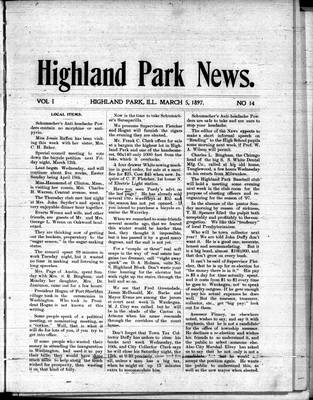 Highland Park News (1874), 5 Mar 1897