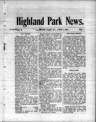 Highland Park News (1874), 4 Jun 1897