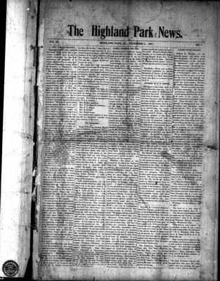 Highland Park News (1874), 3 Dec 1897