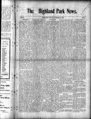 Highland Park News (1874), 7 Jan 1898