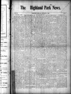 Highland Park News (1874), 21 Jan 1898