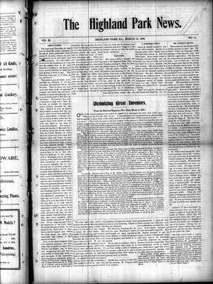 Highland Park News (1874), 18 Mar 1898