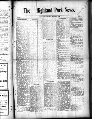 Highland Park News (1874), 25 Mar 1898