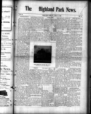 Highland Park News (1874), 13 May 1898