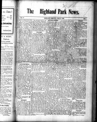 Highland Park News (1874), 24 Jun 1898