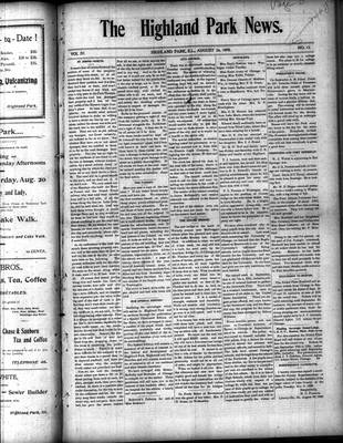 Highland Park News (1874), 26 Aug 1898