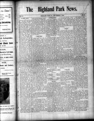 Highland Park News (1874), 2 Sep 1898