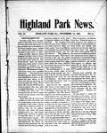 Highland Park News (1874), 25 Nov 1898