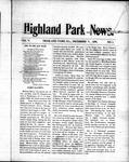 Highland Park News (1874), 9 Dec 1898