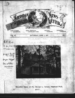 Sheridan Road News-Letter (1889), 3 Jun 1899