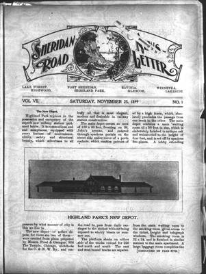 Sheridan Road News-Letter (1889), 25 Nov 1899