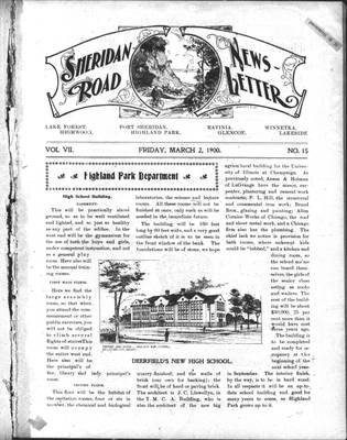 Sheridan Road News-Letter (1889), 2 Mar 1900