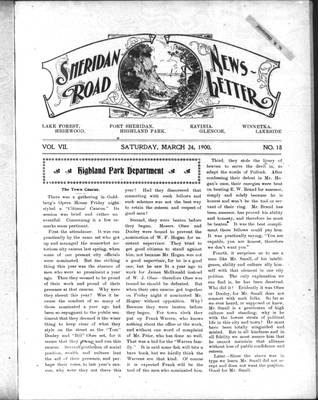 Sheridan Road News-Letter (1889), 24 Mar 1900