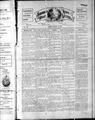 Sheridan Road News-Letter (1889), 31 Aug 1900