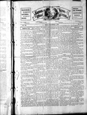 Sheridan Road News-Letter (1889), 2 Nov 1900