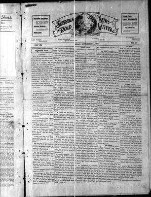 Sheridan Road News-Letter (1889), 16 Nov 1900