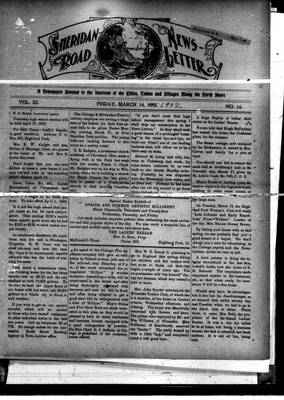 Sheridan Road News-Letter (1889), 14 Mar 1902