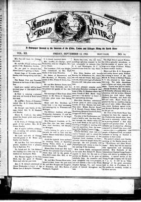 Sheridan Road News-Letter (1889), 12 Sep 1902