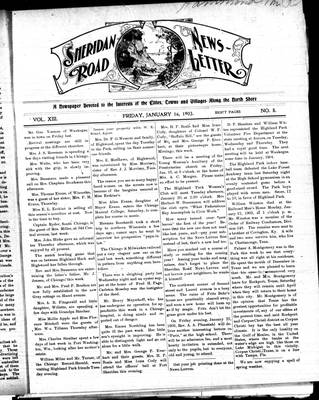 Sheridan Road News-Letter (1889), 16 Jan 1903