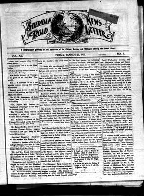 Sheridan Road News-Letter (1889), 27 Mar 1903