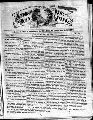 Sheridan Road News-Letter (1889), 16 May 1903