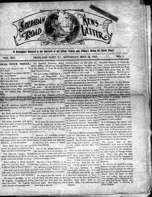 Sheridan Road News-Letter (1889), 30 May 1903