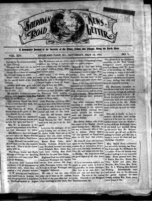 Sheridan Road News-Letter (1889), 18 Jul 1903