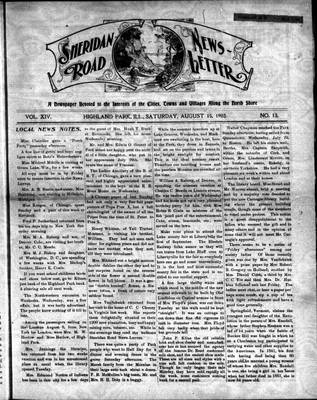 Sheridan Road News-Letter (1889), 15 Aug 1903