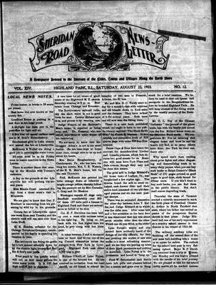 Sheridan Road News-Letter (1889), 22 Aug 1903