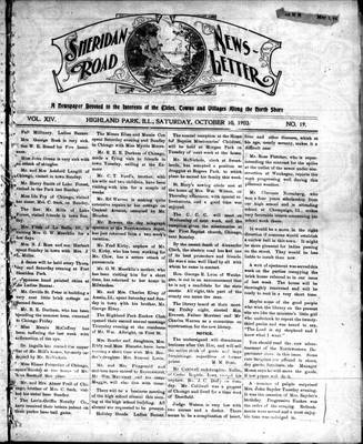 Sheridan Road News-Letter (1889), 10 Oct 1903