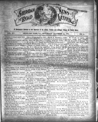 Sheridan Road News-Letter (1889), 26 Dec 1903