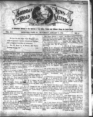 Sheridan Road News-Letter (1889), 9 Jan 1904