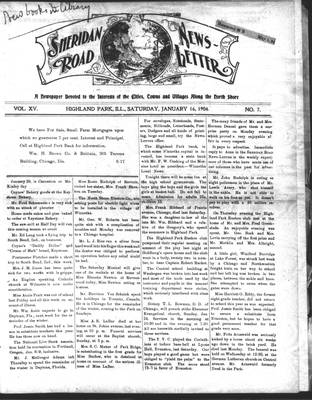 Sheridan Road News-Letter (1889), 16 Jan 1904