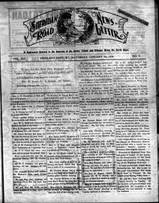 Sheridan Road News-Letter (1889), 30 Jan 1904