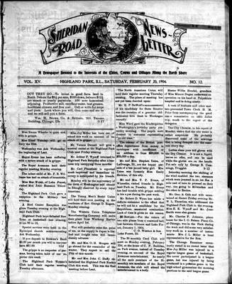 Sheridan Road News-Letter (1889), 20 Feb 1904