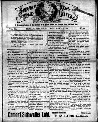 Sheridan Road News-Letter (1889), 5 Mar 1904