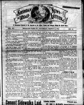 Sheridan Road News-Letter (1889), 12 Mar 1904