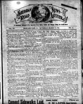 Sheridan Road News-Letter (1889), 19 Mar 1904