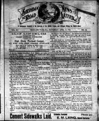 Sheridan Road News-Letter (1889), 16 Apr 1904