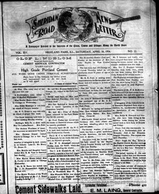 Sheridan Road News-Letter (1889), 30 Apr 1904