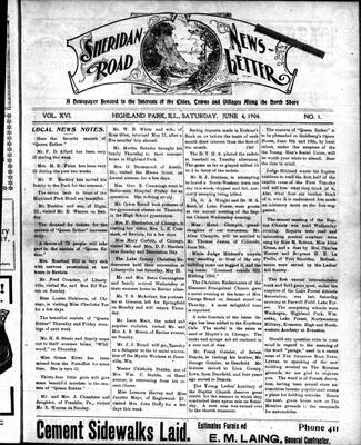 Sheridan Road News-Letter (1889), 4 Jun 1904