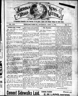 Sheridan Road News-Letter (1889), 11 Jun 1904