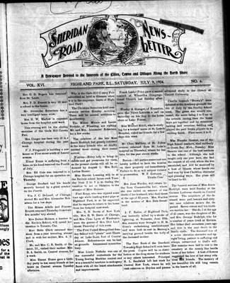 Sheridan Road News-Letter (1889), 9 Jul 1904