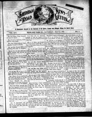 Sheridan Road News-Letter (1889), 23 Jul 1904