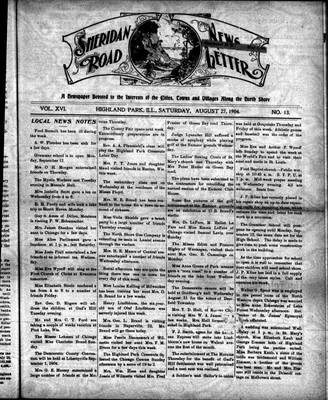 Sheridan Road News-Letter (1889), 27 Aug 1904