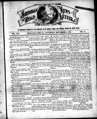 Sheridan Road News-Letter (1889), 3 Sep 1904