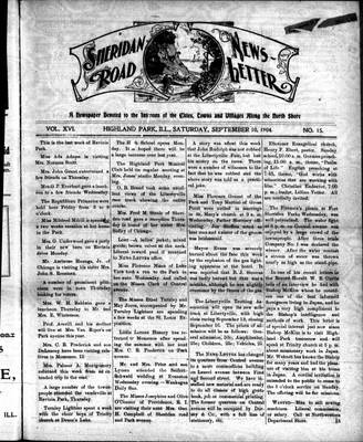 Sheridan Road News-Letter (1889), 10 Sep 1904