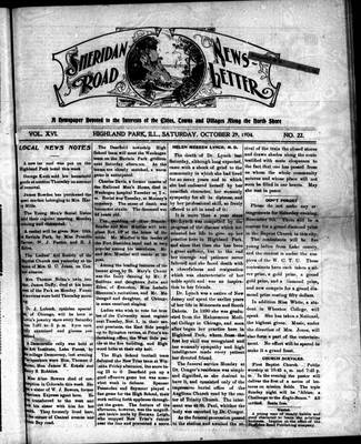 Sheridan Road News-Letter (1889), 29 Oct 1904