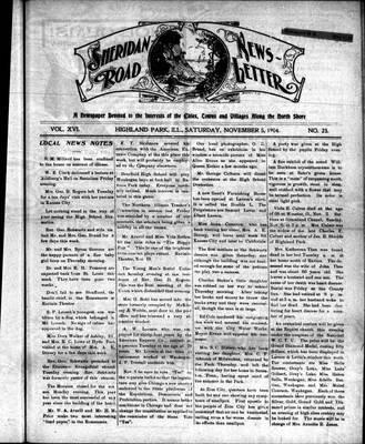 Sheridan Road News-Letter (1889), 5 Nov 1904