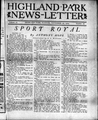 Sheridan Road News-Letter (1889), 26 Nov 1904